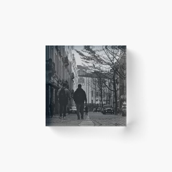 Item preview, City Street Walk in Black and White designed and sold by Mileno Frigatto.