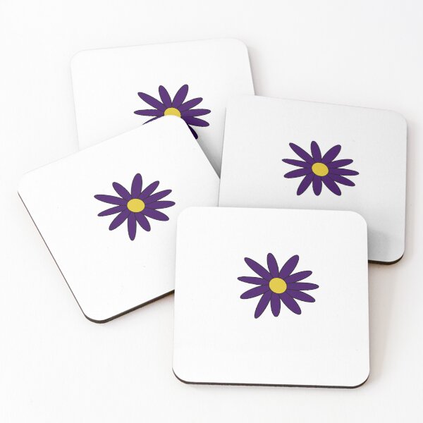Item preview, College Colors Daisy with Purple Petals with Yellow Center designed and sold by depressedmedstu.