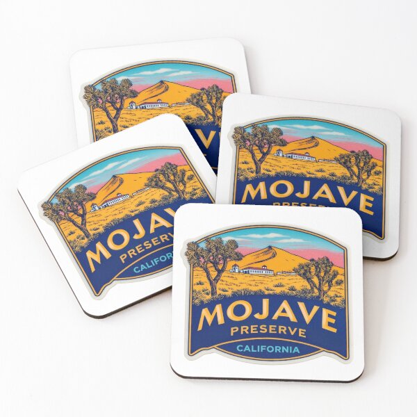 Item preview, Mojave Preserve California Joshua Tree Desert Vintage Retro Sticker designed and sold by Blurbean.