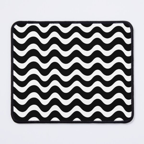 Item preview, Abstract wave pattern - Black and white designed and sold by Pattern Pie.