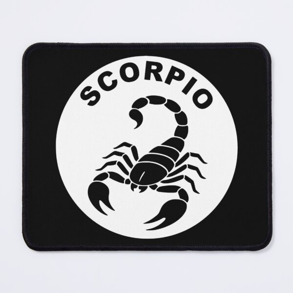 Item preview, Scorpio Scorpion - Zodiac Sign In Negative Circle Bold Art designed and sold by The Bold Line Studio.