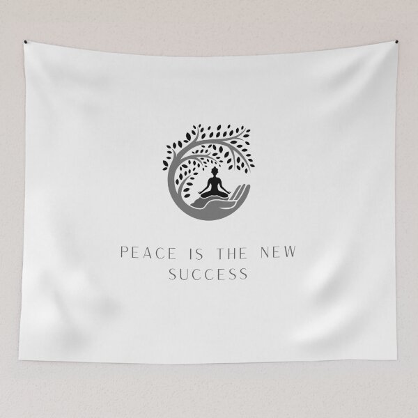 Item preview, Peace Is The New Success – Yoga Girl Meditation Nature Aesthetic Design designed and sold by gluxdesing.