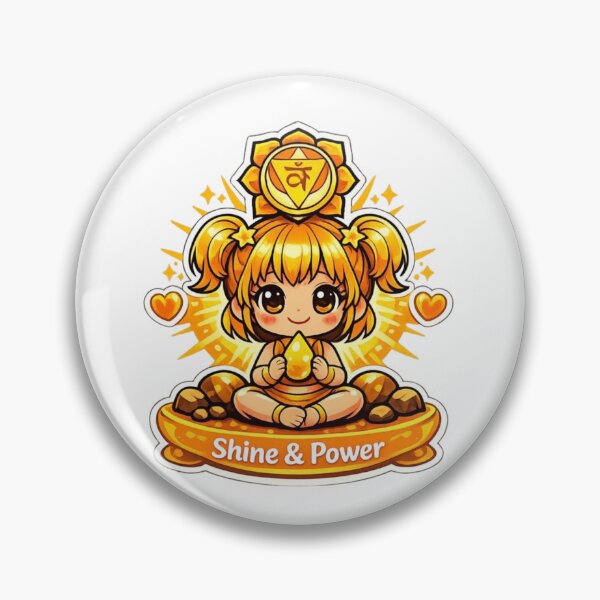 Item preview, Shine & Power - Solar Plexus Chakra Chibi Girl designed and sold by Pulp-Peel.