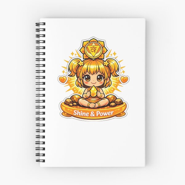 Item preview, Shine & Power - Solar Plexus Chakra Chibi Girl designed and sold by Pulp-Peel.