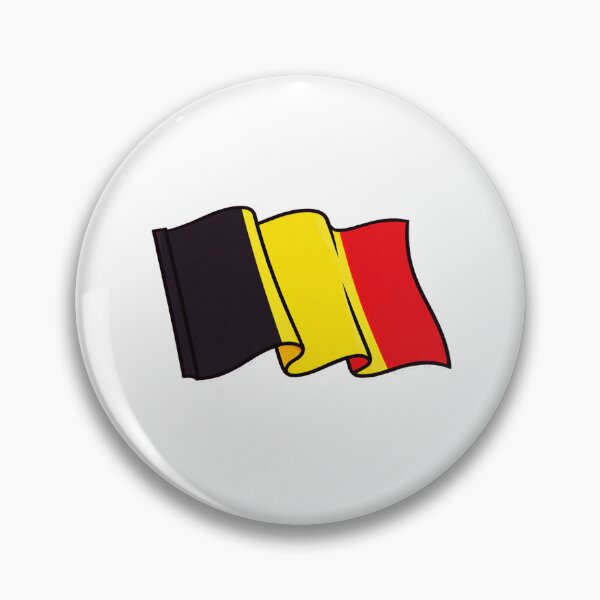 Item preview, Belgium Flag Pop Art Waving Illustration designed and sold by sweetsixty.