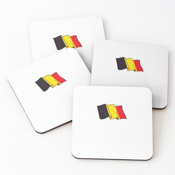 Item preview, Belgium Flag Pop Art Waving Illustration designed and sold by sweetsixty.