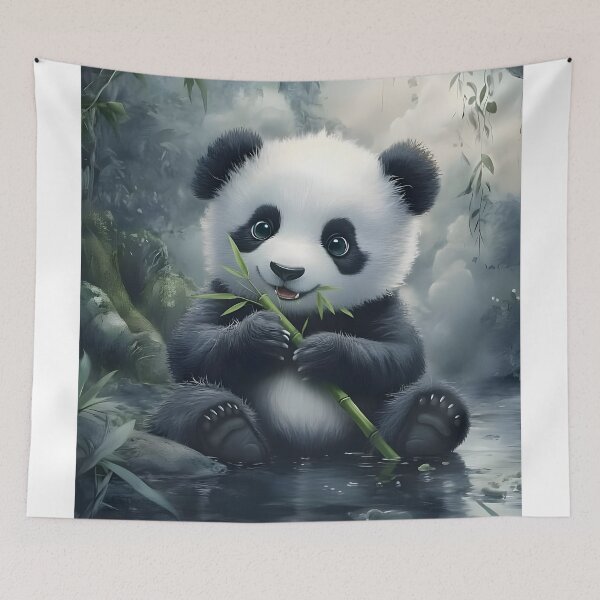 Item preview, "Baby Panda" designed and sold by coastalaiartanddesigns.