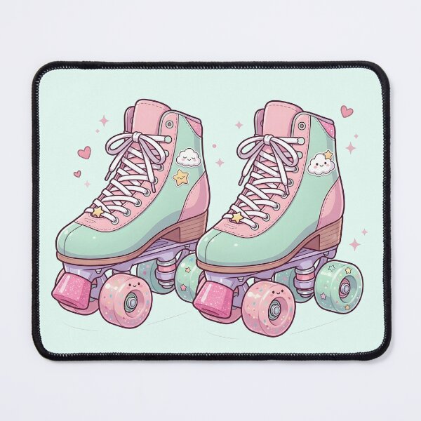 Item preview, Retro Roller Skates Pastel Aesthetic designed and sold by LMDIGITAL6.