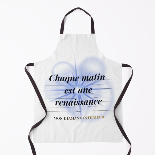 Item preview, "Every morning is a rebirth" – Motivational Quote & Blue Glow designed and sold by DIAMVERA.