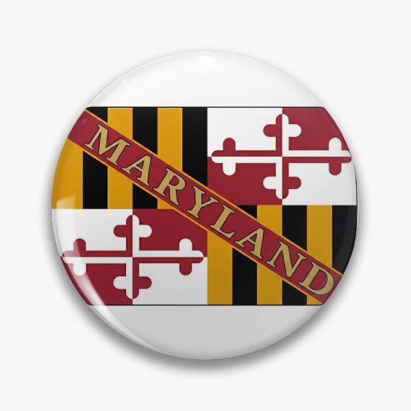 Item preview, Maryland Flag with name across designed and sold by Frolicker.