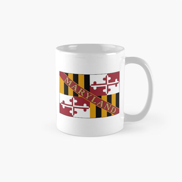 Item preview, Maryland Flag with name across designed and sold by Frolicker.