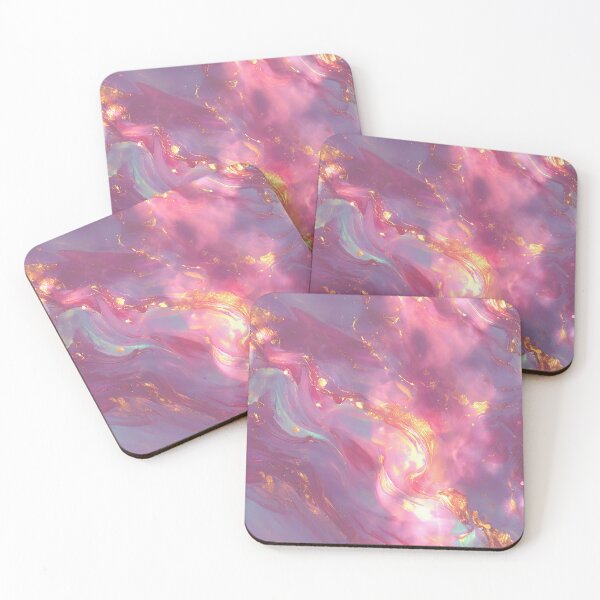 Item preview, Pink Holographic Liquid Metal Shimmer Seamless Pattern designed and sold by Nyx Creates.