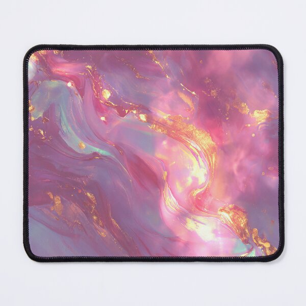 Item preview, Pink Holographic Liquid Metal Shimmer Seamless Pattern designed and sold by Nyx Creates.