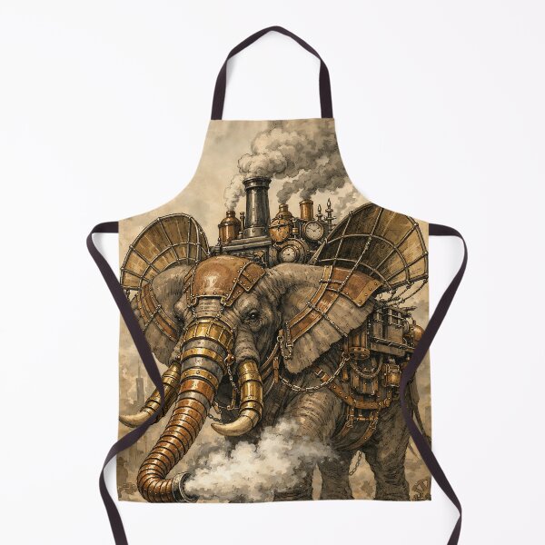 Item preview, The Boiler-Plate Elephant - Steampunk Animal designed and sold by bapupa.