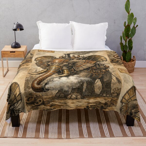 Item preview, The Boiler-Plate Elephant - Steampunk Animal designed and sold by bapupa.