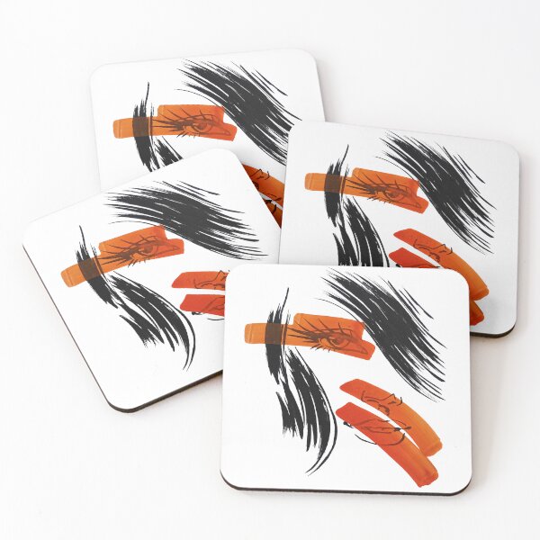 Item preview, Black And Orange - Urban Portrait designed and sold by RennerRangel.