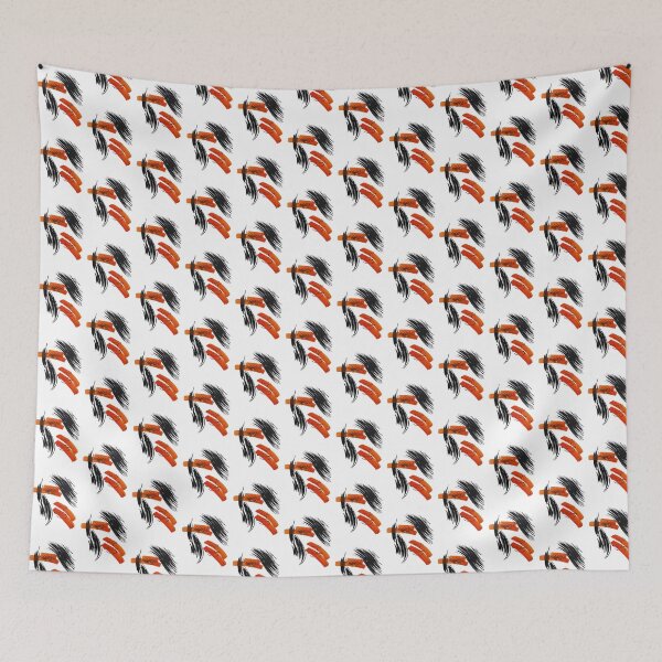 Item preview, Black And Orange - Urban Portrait designed and sold by RennerRangel.