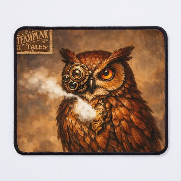 Item preview, The Clockwork Great Horned Owl - Steampunk Animal designed and sold by bapupa.