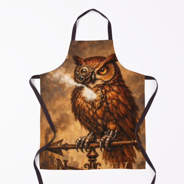 Item preview, The Clockwork Great Horned Owl - Steampunk Animal designed and sold by bapupa.