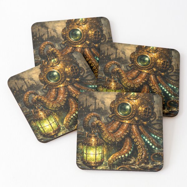 Item preview, The Depth-Gauge Cephalopod - Steampunk Animal designed and sold by bapupa.