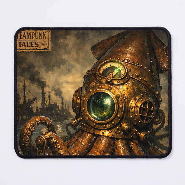 Item preview, The Depth-Gauge Cephalopod - Steampunk Animal designed and sold by bapupa.