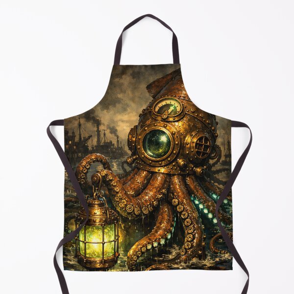 Item preview, The Depth-Gauge Cephalopod - Steampunk Animal designed and sold by bapupa.