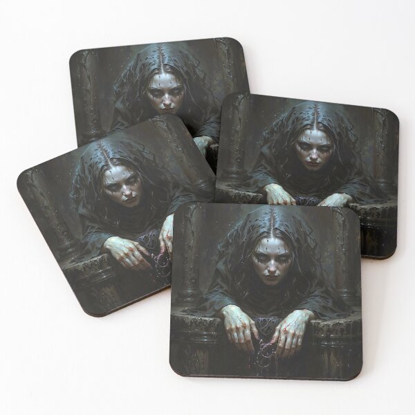 Item preview, Dark Witch at the Ritual Well Portrait designed and sold by DarkHolyQueen.