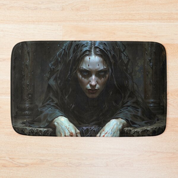 Item preview, Dark Witch at the Ritual Well Portrait designed and sold by DarkHolyQueen.