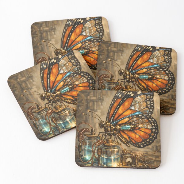 Item preview, The Iron-Lung Butterfly - Steampunk Animal designed and sold by bapupa.