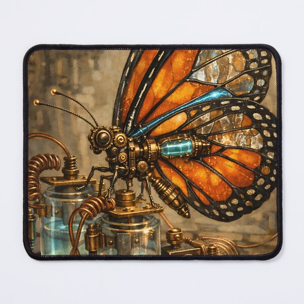 Item preview, The Iron-Lung Butterfly - Steampunk Animal designed and sold by bapupa.