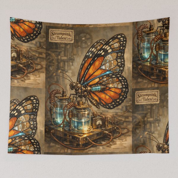 Item preview, The Iron-Lung Butterfly - Steampunk Animal designed and sold by bapupa.