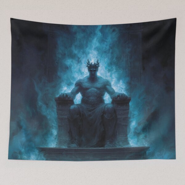 Item preview, Hades on His Obsidian Throne designed and sold by Rtymer.