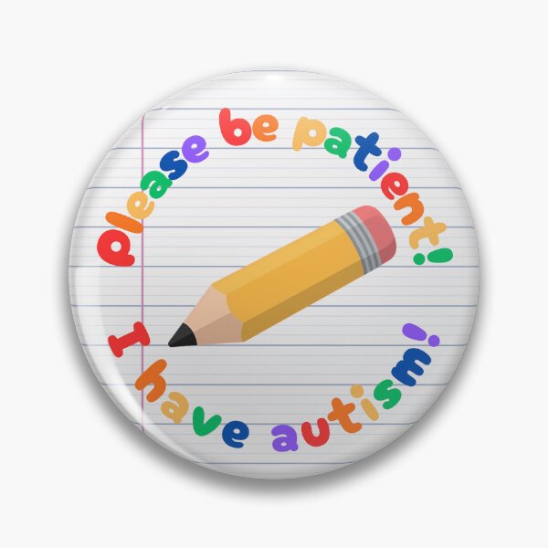 Item preview, I Have Autism Pencil Pin designed and sold by bendystylish.