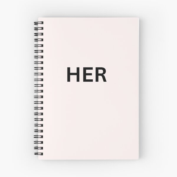 Item preview, HER. – Minimal Black Typography Design  designed and sold by KleanGirlAesthetics.
