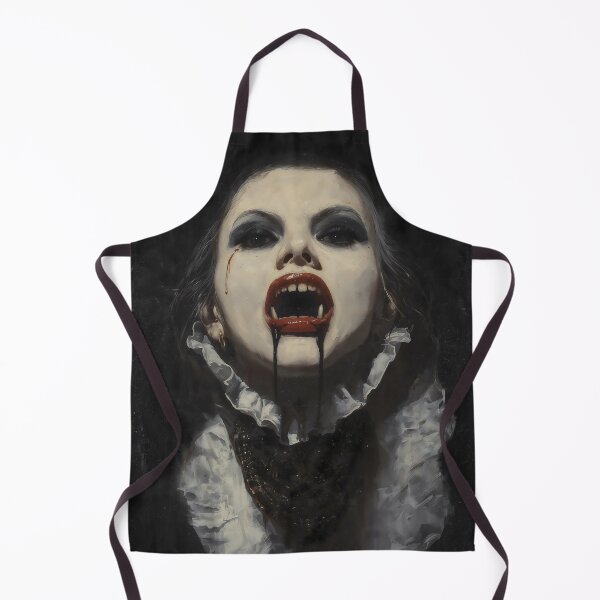 Item preview, Gothic Victorian Vampire Woman Portrait (Fangs and Blood) designed and sold by DarkHolyQueen.