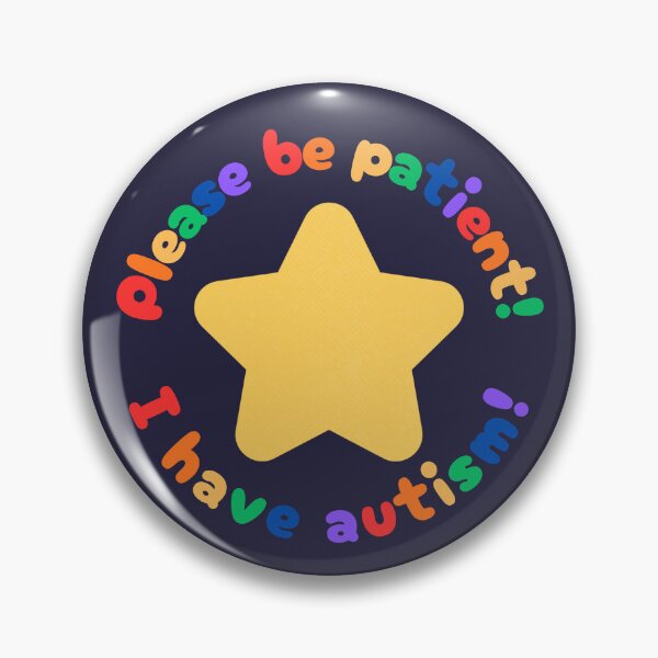 Item preview, I Have Autism Star Pin designed and sold by bendystylish.