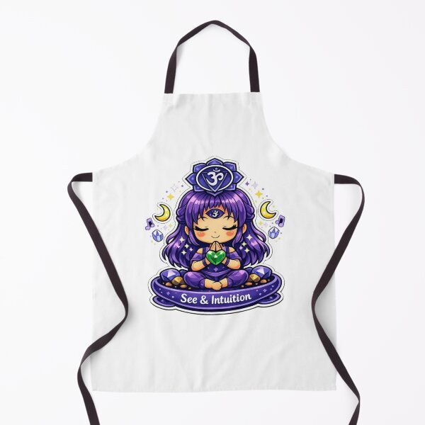 Item preview, See & Intuition - Third Eye Chakra Chibi Girl designed and sold by Pulp-Peel.