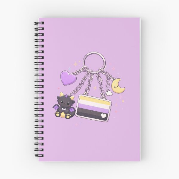 Item preview, Non Binary Keychain designed and sold by BritPoPBrat.