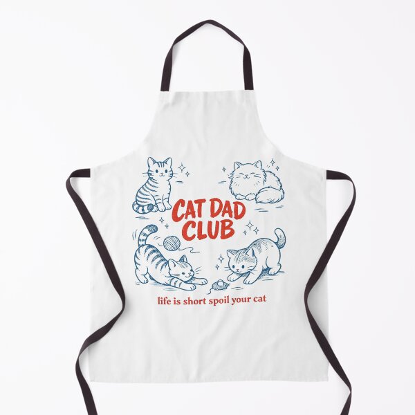 Item preview, Cat Dad Club Cute Cat Lover Gift Funny Kitten Dad Tee Life Is Short Spoil Your Cat designed and sold by Kladhadredo.