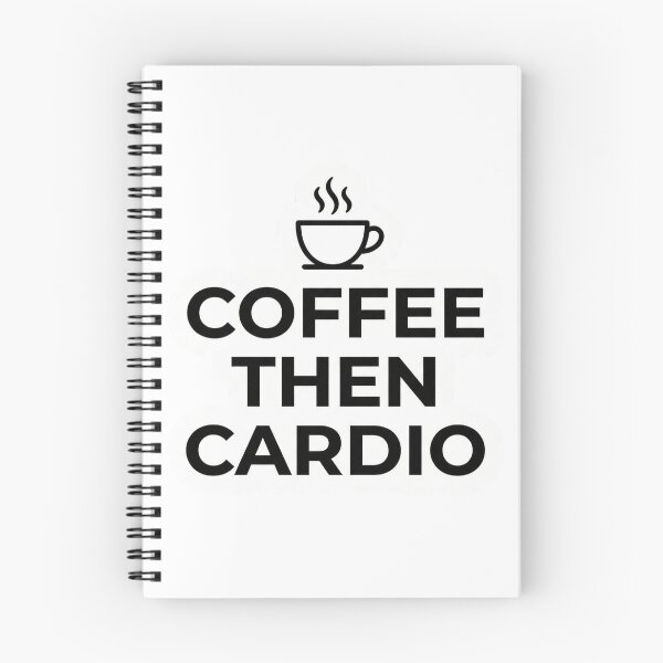Item preview, Coffee Then Cardio Funny Fitness Sticker Coffee Lover Gym Humor Gift designed and sold by Bmd4Fitness.