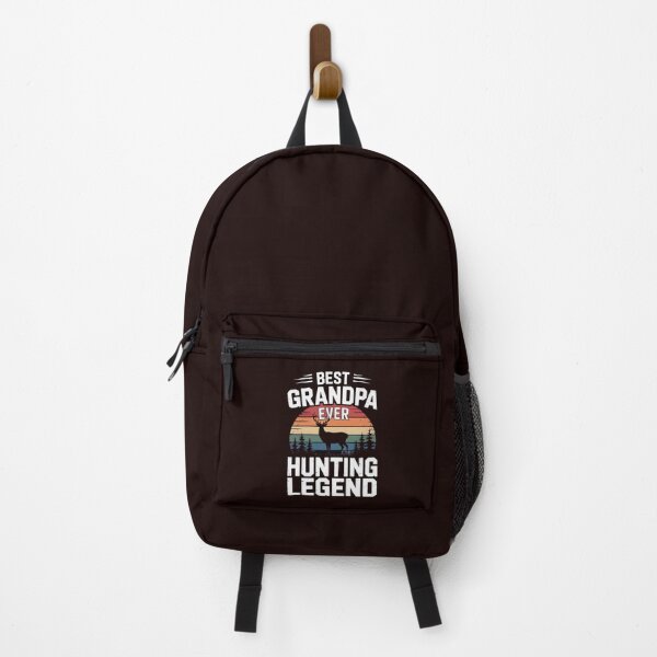Item preview, Best Grandpa Ever Hunting Legend Vintage Deer Retro Sunset Gift designed and sold by ChillDrop.