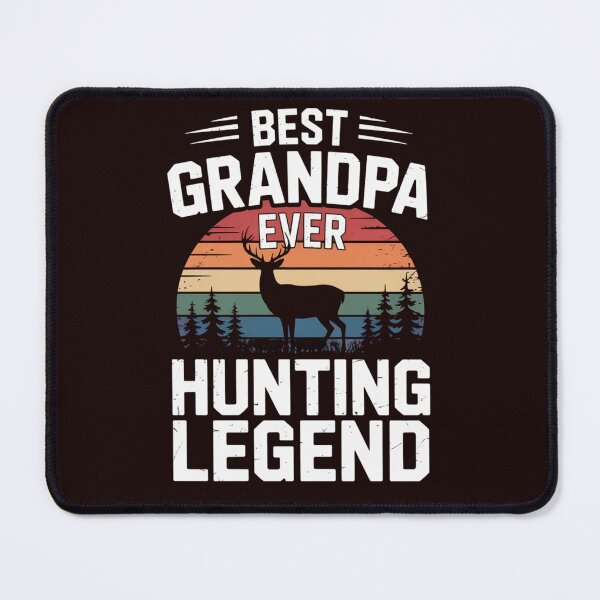 Item preview, Best Grandpa Ever Hunting Legend Vintage Deer Retro Sunset Gift designed and sold by ChillDrop.