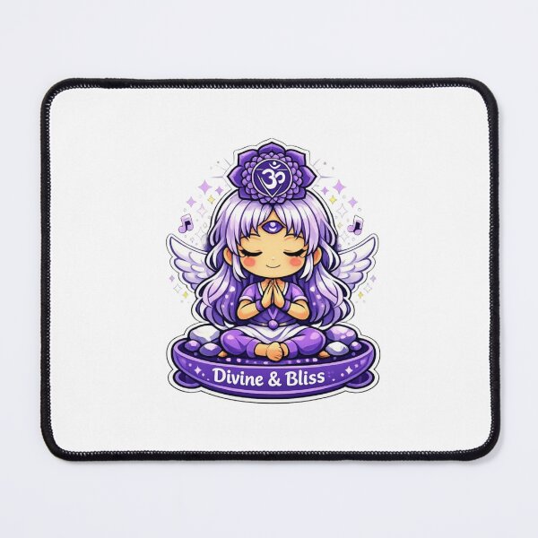 Item preview, Divine & Bliss - Crown Chakra Chibi Girl designed and sold by Pulp-Peel.