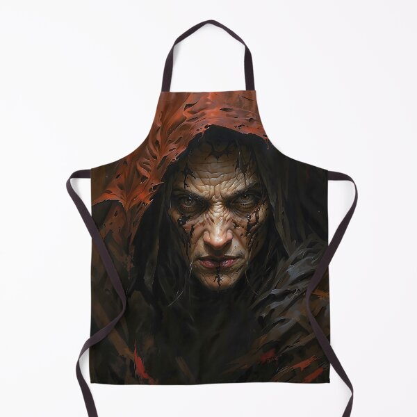 Item preview, Dark Monk Portrait in Red Hooded Cloak designed and sold by DarkHolyQueen.