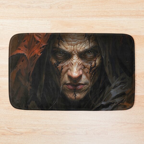 Item preview, Dark Monk Portrait in Red Hooded Cloak designed and sold by DarkHolyQueen.