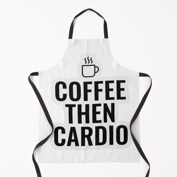 Item preview, Coffee Then Cardio Funny Fitness Sticker Coffee Lover Gym Humor Gift designed and sold by Bmd4Fitness.