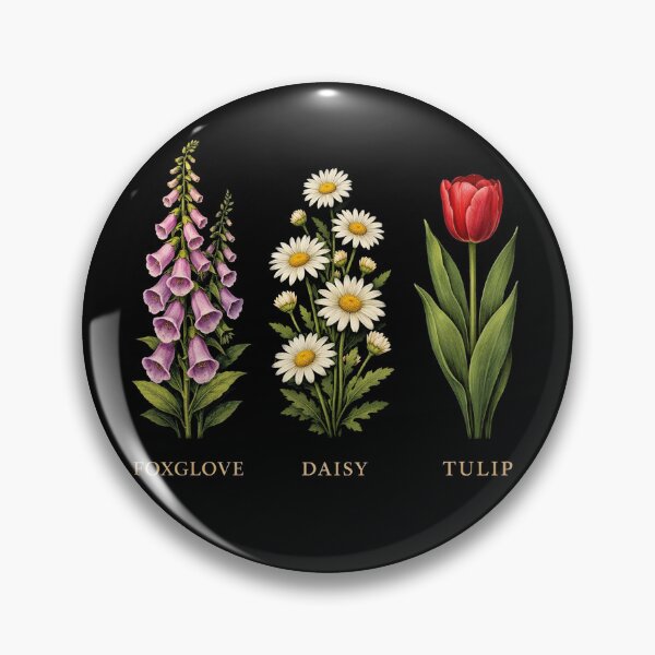 Item preview, Foxglove Daisy Tulip floral designed and sold by Kladhadredo.