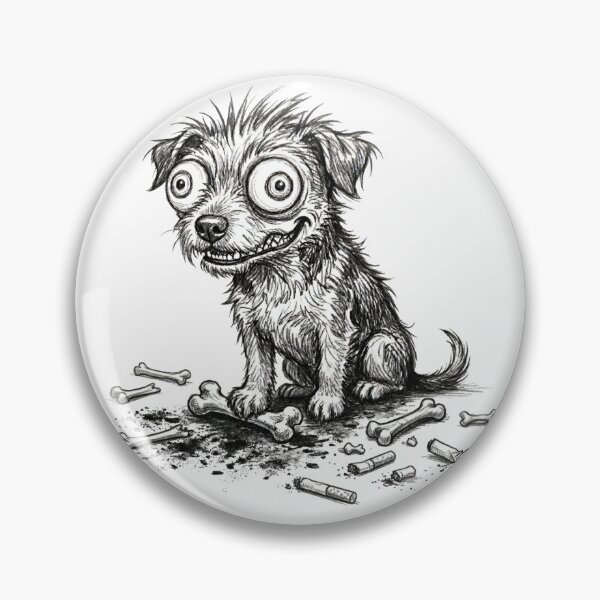 Item preview, Druggy Dog Sketch designed and sold by Maangata Art.