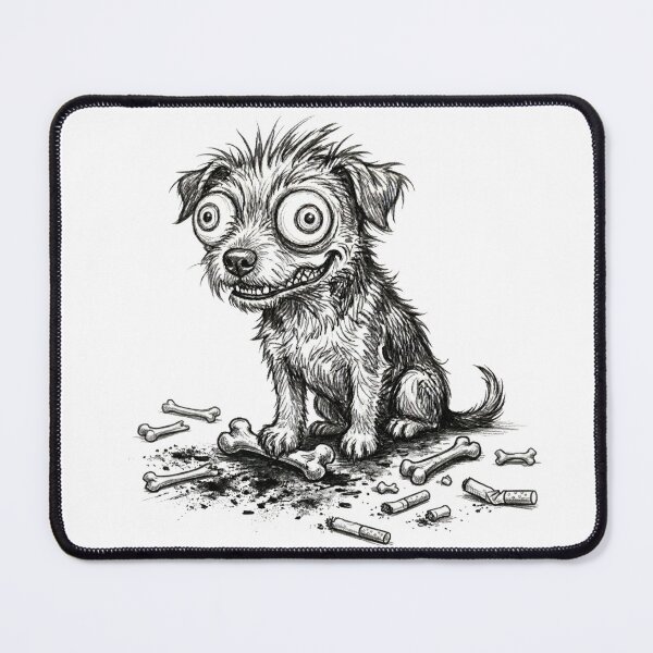 Item preview, Druggy Dog Sketch designed and sold by Maangata Art.
