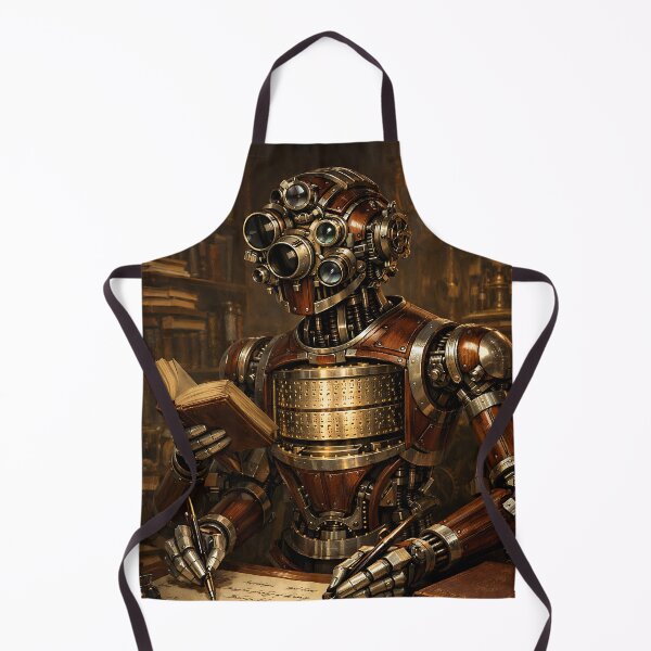 Item preview, The Alchemical Librarian - Steampunk Automaton designed and sold by bapupa.